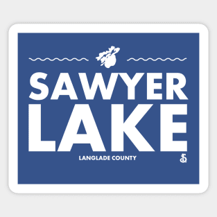 Langlade County, Wisconsin - Sawyer Lake Sticker